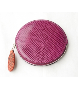 Round snakeskin purse PANDERETA 