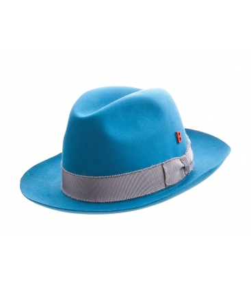 Chapeau feutre Bleu 