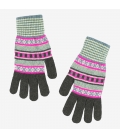 Gants jacquard Cochineal