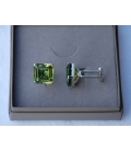 Boutons de manchette CRYSTAL VERT
